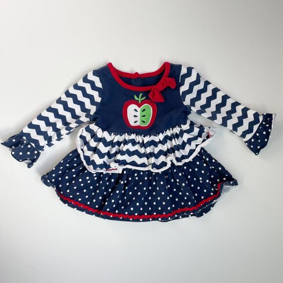 Nanette Ruffle Apple Dress - Picture 1 of 3